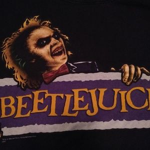 Large Brand New Beetlejuice Black T-Shirt